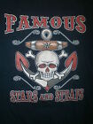 Famous Stars & Straps T Shirt Teschio Classico Ancora Tattoo Skater Punk Nautico