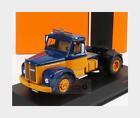 1:43 IXO Scania 110 Super Tractor Truck 2-Assi 1953 Yellow Blue TR122
