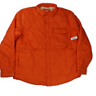 Amazon Essentials Water-Resistant Sherpa Lined Quilted Jacket, Orange. L