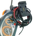 Scooter / Moped Collar Mount and Hardwire Powered Dock Holder for Garmin Zumo