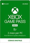 Abbonamento Xbox Game Pass per PC | 3 Mesi | Windows 10 - Invio Codice Global