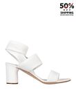 RRP€549 CASADEI Sandals US6.5 UK3.5 EU36.5 White Knitted Made in Italy