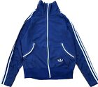 vintage 80s ADIDAS Track Jacket blue track suit soccer football sport 90s S M