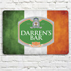 Personalizzato Asta Insegna Irlandese Bandiera Etichetta Birra A4 Pub St Patrick