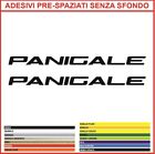KIT 2 ADESIVI DUCATI PANIGALE mm.115x7 STICKERS KLEBSTOFFE DECALS PEGATINA CORSE
