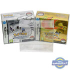 DS Game BOX PROTECTOR for Nintendo Pokemon Soul Silver Heart Gold 0.5mm PET CASE