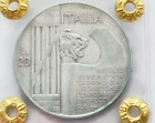 ELMETTO ITALIA 20 LIRE 1928 VITTORIO EMANUELE III CAPPELLONE BB PERIZIATA