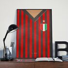 Vintage Serie A kit, 80s football jersey, retro football team, AC Milan calcio