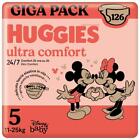 Huggies Ultra Comfort Giga Pack Taglia 5 126 Pannolini Mickey e Minnie