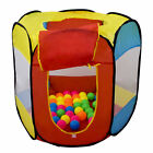 Tenda Gioco per Bambini con 50 Palline Colorate Chiusura Pop-up e Sacca 90x74 cm