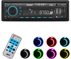 Autoradio Bluetooth 5.0 Vivavoce FM/AM, Avylet Radio Stereo 1 DIN, Supporta Bass