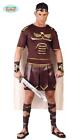 Costume soldato Romano gladiatore uomo vestito storico adulto marrone carnevale