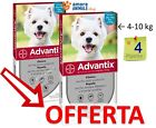 Advantix Bayer Spot-on - 4 pipette per cani da 4 kg fino a 10 kg || 4-10 kg