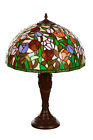 Lampe im Tiffany-Stil 16 Zoll Libelle Tiere Rose Dekorationslampe Tischlampe