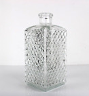 Decanter Liquori Whiskey Bottiglia di vetro cristallo Made in Italy Vintage