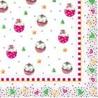 WINTER BAKERY V & B puddingsl Christmas paper table napkins luxury 20 in pack