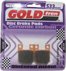Goldfren S33 Brake Pads Front For Italjet Formula 125 LC (2T/Twin Cyl) 1996-2003