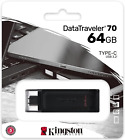 KINGSTON Chiavetta USB Type C 3.2 64GB Pendrive Data Traveler DT70-64GB Veloce
