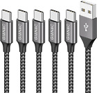 Cavo USB C, 5Pezzi[0.25M 0.5M 1M 2M 3M] 3.1A Nylon Cavo USB Type-C Di Rapida Ric