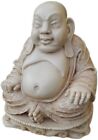Statua Buddha Grasso, Budda Cinese Felice. Talismano Portafortuna. Fatto a mano