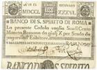 100 SCUDI CEDOLA BANCO DI SANTO SPIRITO DI ROMA 09/01/1786 BB
