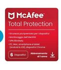 McAfee Total Protection  6 dispositivi 1 ANNO - antivirus ultima versione 2023