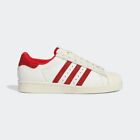 SCARPE ADIDAS SUPERSTAR 82 GY8457BIANCO ROSSO WHITE UNISEX PELLE NUOVE SNEAKERS