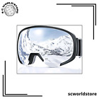 Maschera Da Sci, Maschera Snowboard Anti-Uv, Anti-Nebbia Specchiato Sfericamente