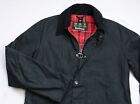 Barbour Ashby Wax Tartan Lined Jacket mens 6oz Sylkoil Cotton top size S Small