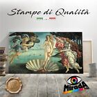 QUADRO Sandro Botticelli La nascita di Venere STAMPA Fine Art TELA CANVAS ARTE