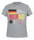Retro Football T Shirt Germany 1990 Ein Land West Germany Italia 90 Soccer