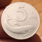 Moneta 5 Lire 1956, Italia Repubblica, Rara, BB, Rif. 5350