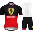 Completo Ciclismo estivo Ferrari set abbigliamento MTB divisa Gel 9D