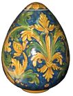 Uovo in Ceramica Artistica di Caltagirone Uova di Pasqua Dipinto Soprammobile