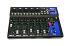 Mixer Audio 7 Canali Controller Professionale USB Karaoke DJ Echo F7
