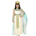 Egiziana Costume Ragazza Donna Faraone di Carnevale Regina Cleopatra Abbinamento