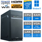 PC FISSO COMPUTER DESKTOP INTEL i3-3220 RAM 16GB SSD 120GB WIN 11 OFFICE 2021