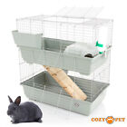 Rabbit Guinea Pig Indoor Cage Cozy Pet 9 Sizes Rat Chinchilla Hutch Run & Stand