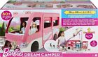 Barbie Camper dei Sogni con Scivolo e Piscina 2 Cuccioli 7 Aree Gioco HCD46