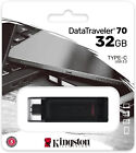 KINGSTON Chiavetta USB Type C 3.2 32GB Pendrive Data Traveler DT70-32GB Veloce