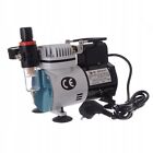 Professional Mini Airbrush Compressor with COOLING FAN Filter Regulator