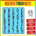 Lettere Adesive Numeri Targa Auto Posteriore Comunita Europea CE