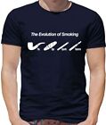 Evolution Of Fumare T-Shirt - Tubo - Vaporizzatore - Cigar - Sigaretta - Tabacco