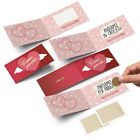 Idea Regalo San Valentino per Lui Lei - 8 Biglietti Auguri Gratta e Vinci P