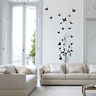 wall stickers adesivi murali farfalle fiori flowers decorazioni casa rami a0025