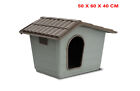 Cuccia cane e gatti per interno esterno in plastica tetto smontabile per pulizia