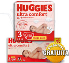 HUGGIES ULTRA COMFORT MUTANDINE TAGLIA 3 (4-9 KG) 128 PEZZI
