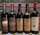 Vino Rosso riserva Brunello di Montalcino 1980 1984 1983 1982