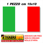 * Adesivo BANDIERA ITALIANA cm15x10 adesivi bandiera italiana tricolore ITALIA