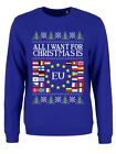 Sweater All I Want For Christmas Is EU Christmas Women s Blue